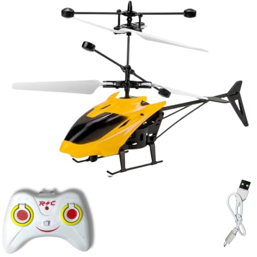 Europio - Helicóptero De Controle Remoto Recarregável Infantil Brinquedo