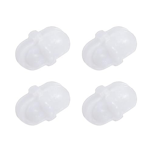 MECCANIXITY Varilla de barra agitadora magnética de 0.236 in (0.24 pulgadas) con forma de anillo PTFE revestimiento imán blanco para laboratorio
