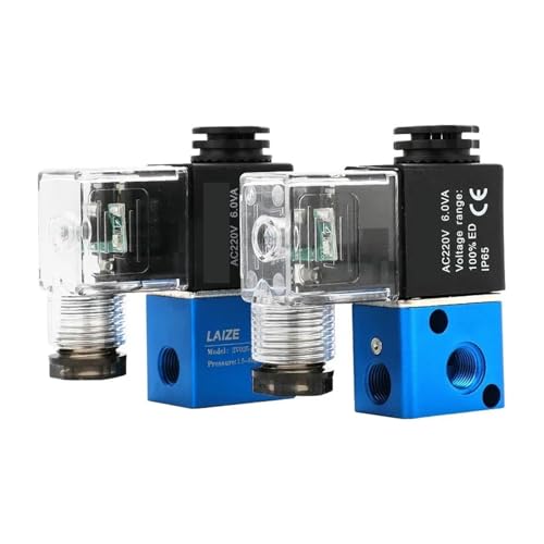 Électrovanne pneumatique 2V025-08 anti-fuite d'air pour compresseur 24V 1/4 pouce
