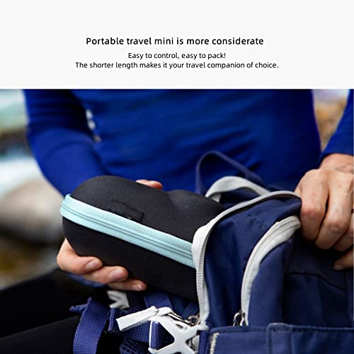 Tragbare Kaffeemaschine, Barista-Kaffeemaschine, Kapselmaschine, Handdruck, Kaffeepulver, Brühbecher für draußen, Büro (Blau 2 in einem) – Bild 6