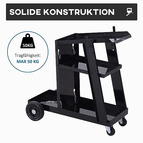 Chariot pour bouteille de gaz avec chaîne de sécurité - 8