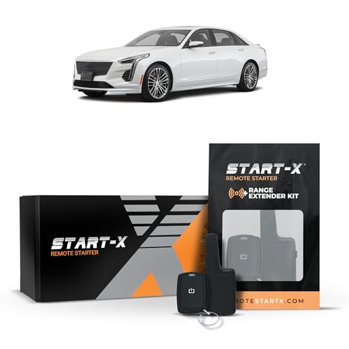 Start-X Remote Starter Kit + 2000ft 1 Way Range Extender for Chevy Equinox/Traverse/GMC Terrain (2018, 2019, 2020, 2021, 2022, 2023, 2024) & GMC Acadia (2017-24) Vehicles with Push-to-Start Ignition