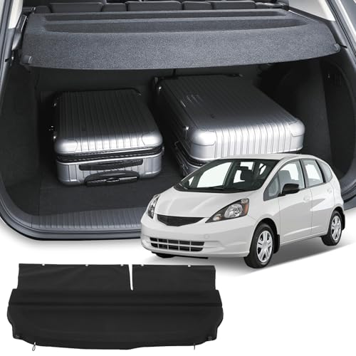 SCITOO Rear Cargo Cover Shade for 2009-2011 Fit for Honda Fit 1.5L Trunk Cargo Cover Easy to Install