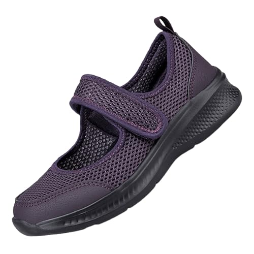 Chaussures d'été Mary Jane en maille respirante pour pieds larges et sensibles