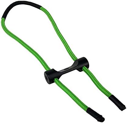 ZSHJG Archery Bow Wrist Sling Braided Wrist Sling Band Strap Hunting Braided Cord Rope Archery Accessory (Green)