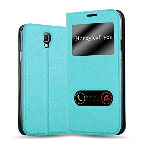 Cadorabo Funda Libro para Samsung Galaxy Note 3 Neo en Turquesa Menta   Cubierta Proteccíon con Cierre Magnético, Función de Suporte y 2 Ventanas  Etui Case Cover Carcasa