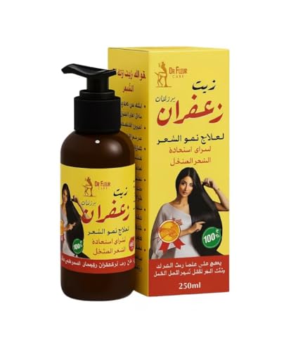 Saffron & Rosemary Oil Repairs Split Ends, Suitable for All Hair Types…