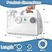 Upgrade Portable Veterinary Suction Machine for Home Care, White Suction Machine with 1000ML Container and Other Accessories