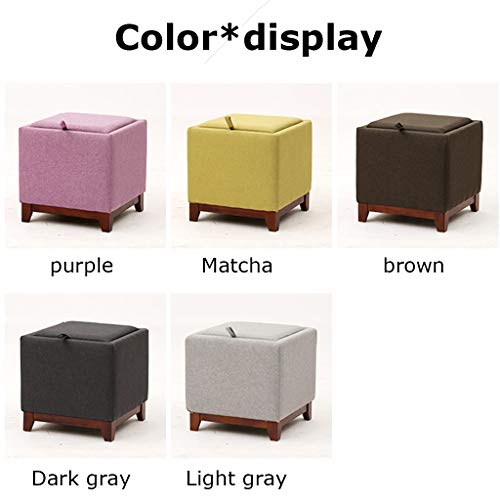 Pouf de rangement pour ne plus encombrer le salon avec assise violette