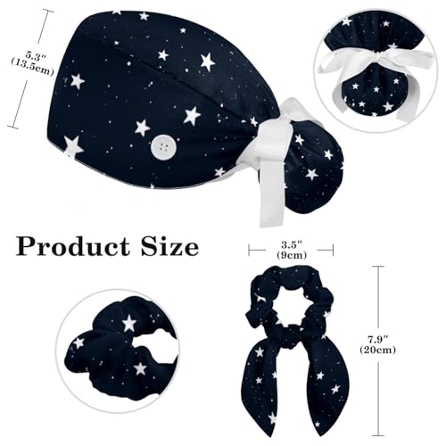 Gorros Quirúrgicos para Mujeres con Bandas para el Sudor miniatura 2