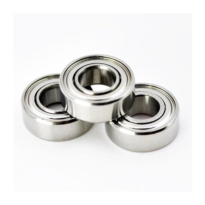 Rodamientos de Bolas, Rodamiento de cerámica híbrido SMR115ZZ Acero inoxidable MR115 ZZ 5x11x4 mm 1150 Diámetro interior 5 mm Rodamientos de bolas en miniatura (10 piezas)(2pcs)