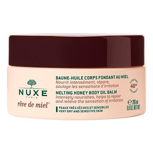 Nuxe Reve de Miel Bálsamo Aceite Corporal Fundente Piel Muy Seca y Sensible, 200ml