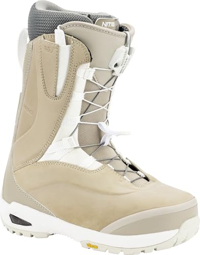 Nitro Bianca TLS + Womens Snowboard Boots, Sand, 7 (24.5)