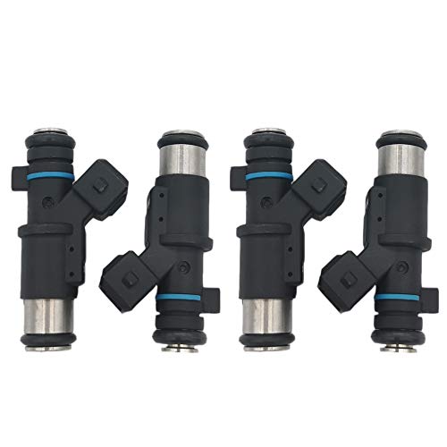 Amrxuts Lot de 4 buses d'injecteur de carburant pour Citroën Berlingo Saxo C2 C3 XSARA Peugeot 1007 206 306 307 Partner 1.4 1994-2015 Cover