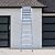Attic Ladder Pull Down System, 12 Steps Small Opening Attic Ladder, Wall-Mounted Collapsible Loft Ladder with 2 Handrails, 1102lb Load Capacity, 12.5ft Maximum Height, Blue