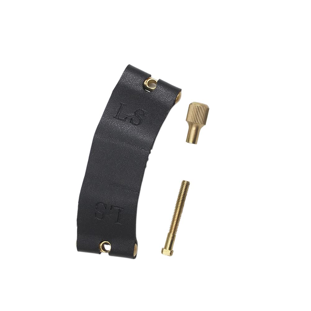 Legatura per Sassofono,Bocchino Legatura Fastener + Boccaglio Cap per Alto Sax Saxofono Bocchino Parti