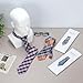 ERDOGLY Men's Plaid Ties, 3.15