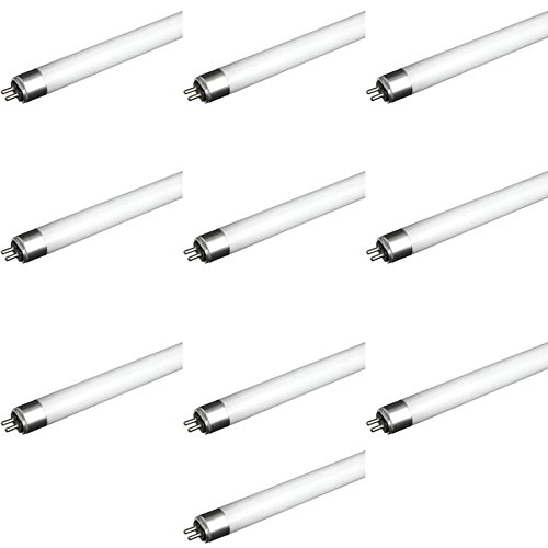 Box of 10 LED T5 Plug and Play 25W Light Bulb G5 Base Cool White Sunlite 88228-SU