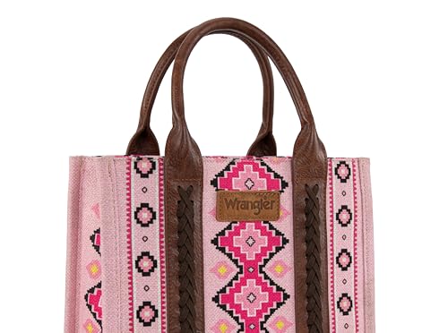 Image of Wrangler Aztec Tote Bag for Women Boho Shoulder Purses and Handbags