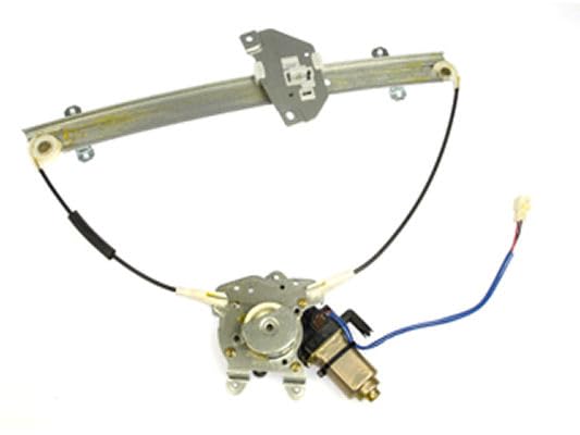 Image of TRQ Left Power Window Regulator & Motor Assembly Drivers Side Compatible with 1997-2002 Mitsubishi Mirage
