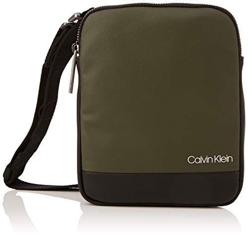 POLIURETANO (100%) Calvin Klein Crossover, Uomo, Verde (Oliva Scuro), Taglia Unica