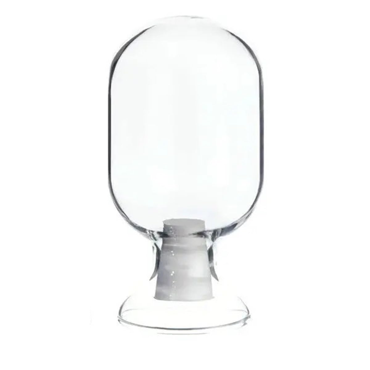 1 sztuka 125 ml 250 ml 500 ml laboratoryjna stożkowa głowica lub okrągła głowica szklana kolba z gumowym stoperem (zestaw-B (morze below))