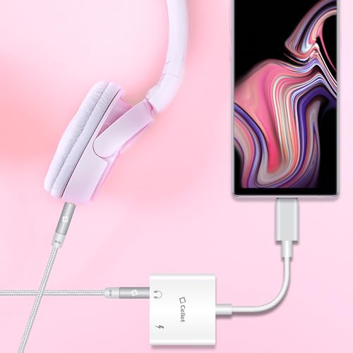 Cellet Cable Adaptador USB-C a Audio Aux 3.5mm miniatura 7