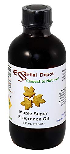 Maple Sugar Fragrance Oil - 4 oz - Supplied in 4 oz. Amber Glass Bottle with Black Phenolic Cone Lined and Safety Sealed Cap