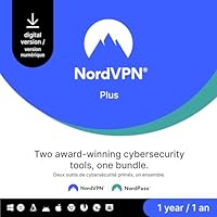 NordVPN Plus, 10 Devices, 1-Year, VPN & Password Manager Software Bundle, Digital Code