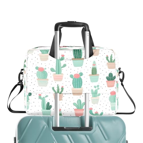 Cute Cactus Polka Dot Maletín para Portátil 16 Pulgadas miniatura 6