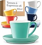 Robuste & du quotidien : La céramique à paroi épaisse conserve la chaleur et garde votre expresso et moka plus longtemps chaud – agréable en main, pour de savoureuses pauses café.
