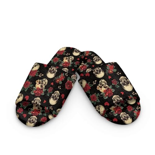 House Slippers for Women Open Toes Slipper with Memory Foam Comfy Slipper Soft Indoor Outdoor Shoes for Winter2