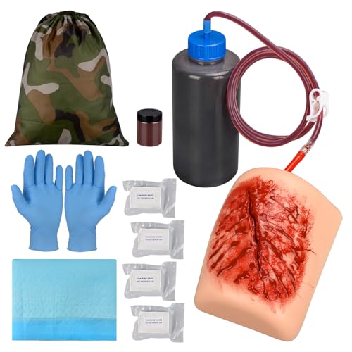 Image of Thigh Wound Packing Trainer kit, Stop The Bleeding Training Kit, Bleed Control Kit for Medical Classes - Carrying Bag