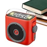 Genérico Portable Speaker - Magnetic Music Player, Magnetic Back Clip Speaker | Computer Speakers with Back Clip For Study Room Car Picnic Party Travel Beach Fitness Workout Sound Box Sound Machine