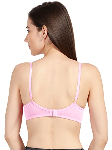 Image of SONARI Omania Womens Non-Padded Cotton Polyester Bras - Solid, Non-Wired, Medium Coverage, Hand Washable (Pack of 2)