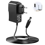 Connexion standard & installation facile: Grâce à son connecteur DC standard 5,5 mm × 2,5 mm et son câble d’environ 1 m, cet adaptateur secteur 12v 1a universel se branche directement sans soudure. Le design plug-and-play simplifie l’installation sur les bandes LED, moniteurs, routeurs ou autres appareils 12 V