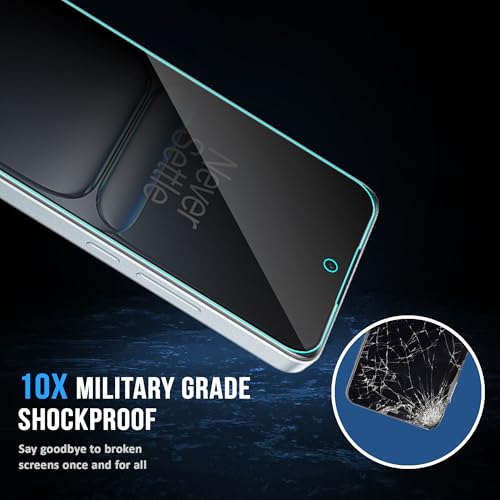 Image of ArmourPro Anti-Spy Privacy Tempered Glass for OnePlus Nord 5 - Anti Peeping Screen Protector, Edge to Edge Full Coverage, 9H Hardness, Easy Installation Kit | Pack of 2