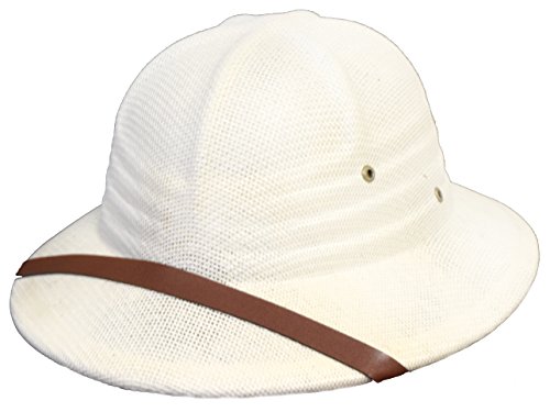 Sun Safari Pith Helmet/White /, White, Size No Size