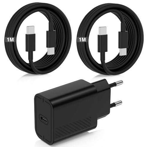 USB C Schnellladegerät für Samsung mit Ladekabel 1m 2Pack für Galaxy S26 Ultra/S26+/S25 Ultra/S25+/S25/S24 Ultra/S24+/S24/S23/S22/S21/A56,A55,A54,A36,A26,A16,Z Fold 6/ Flip 6,Tab S10 S9