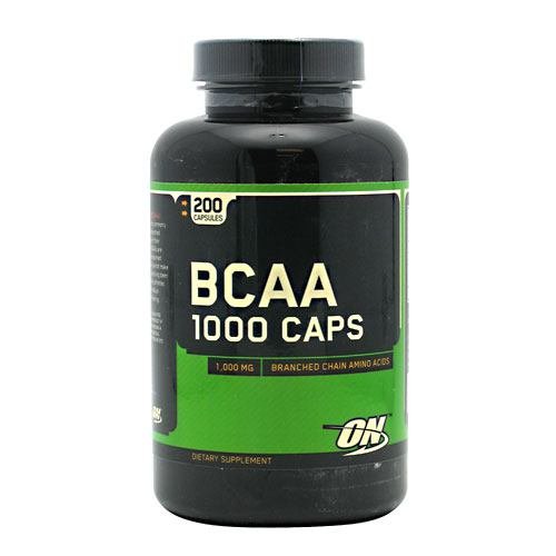 Optimum Nutrition BCAA 1000mg - 200 Caps, 12 pack