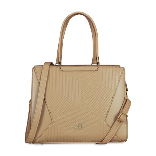 Image of NFI essentials Satchel Bags Ladies Purse Handbag Premium Women Shoulder Travel Bag for Work Gifts for Wife /Mother /Sister Stylish Office College Party Bag
