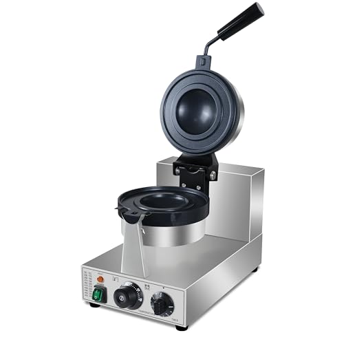 Ice Cream Burger Maker, Electric Burger Waffle Maker, rotary Hamburger sandwich machine Non-stick Panini press waffle machine 110V Gelato Panini Press machine for Home Kitchen Use Breakfast