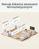 SwitchBot Inteligentny termostat do grzejnika, Bluetooth z funkcją rozpraszania aplikacji i planowaniem czasu, oszczędność energii, łatwa instalacja, kompatybilny z Alexa, Apple Home&Google Home