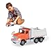 DRIVEN by Battat - Micro Dump Truck - Toy Dump Truck with Lights, Sounds, and Movable Parts for Kids Age 3 and Up
