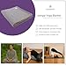 Yogikuti Iyengar Cotton Yoga Blanket Set of One – Thick Handwoven Yoga Blankets for Restorative Yoga, Meditation & Pranayama – Premium Cotton Yoga Blanket for Support & Comfort in Pranayama (Gray)