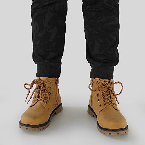 Hawkwell Kids Classic Zipper Waterproof Comfort Work Boot(Toddler/Little Kid/Big Kid), Tan Pu, 6 M Us #TOP5