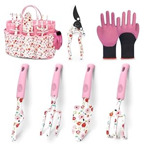 Garden Tool Set, 7 Pcs Gardening To...