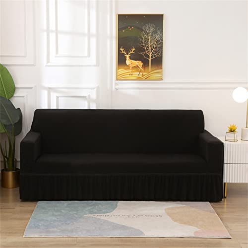 Housse de canapé extensible 2 places élastique pour rénover un meuble - 3
