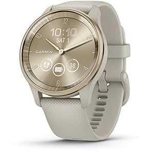 Garmin vívomove Trend - Smartwatch mit analogen Zeigern und Touchdisplay. Sport- und Gesundheitsfunktionen, Smartphone Benachrichtigungen und bis zu 5 Tage Akkulaufzeit.