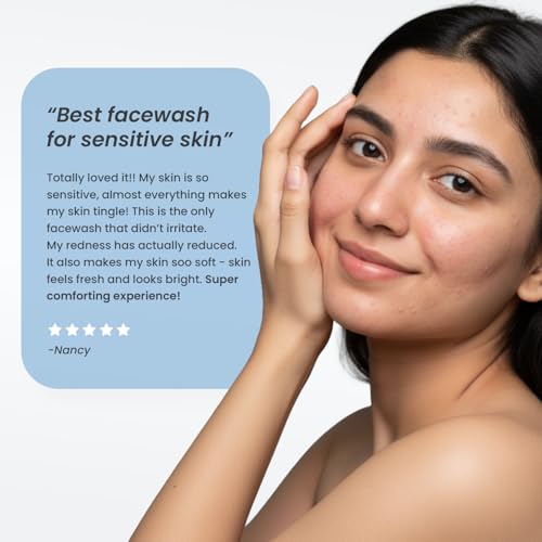 Image of The Solved Skin Barrier Soothing Cleanser | Gentle, Non-Drying Face Wash for Sensitive Skin with Glycerin, Ceramides & Cica | 100ml (Pack of 1)